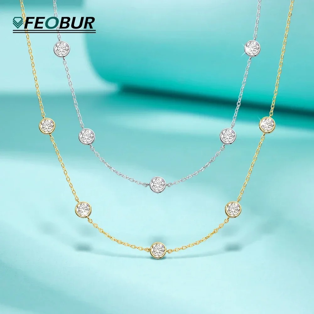 GRA Certified 5mm Moissanite N - Bezels Set Pendant 리뷰 및 가격